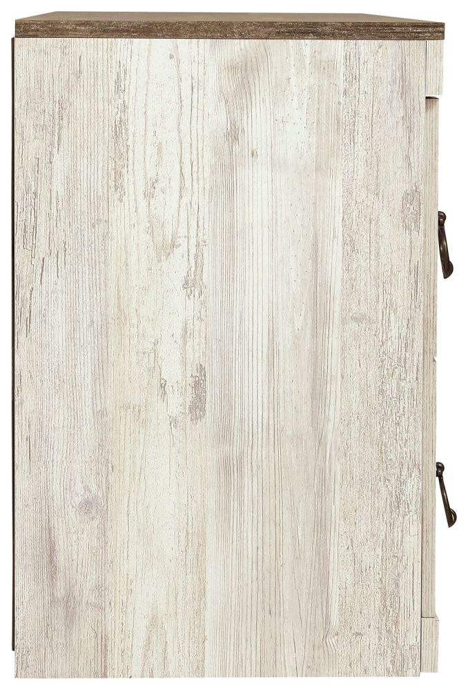 Willowton – Brown Light – TV Stand W/Fireplace Option – 60″ X 14.8″ X 24.33″ EW0267-268