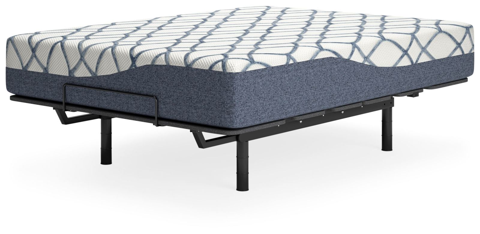 12 Inch Chime Elite 2.0 – White / Blue – Queen Mattress M42631