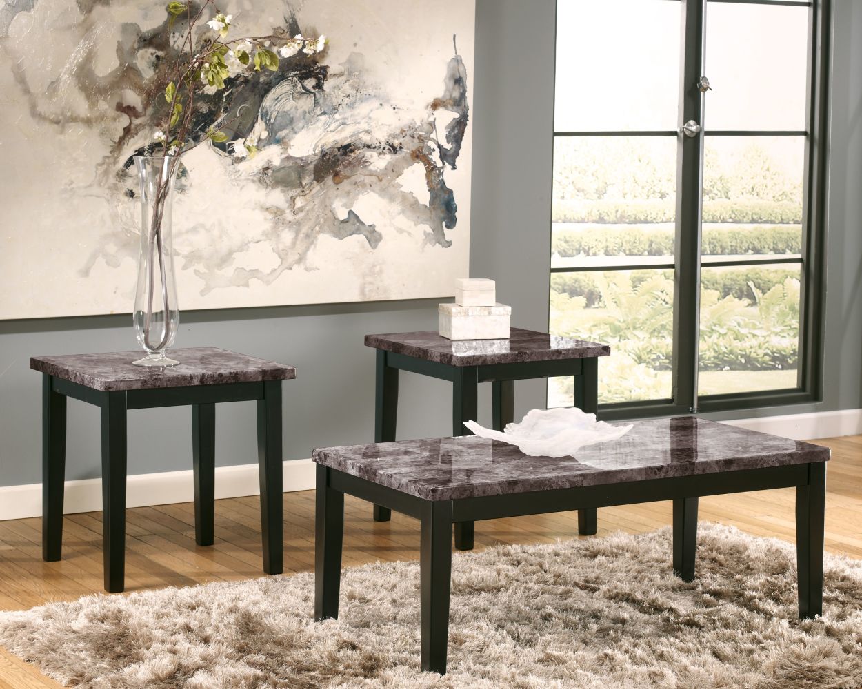Maysville – Black – Occasional Table Set (Set of 3) T204-13