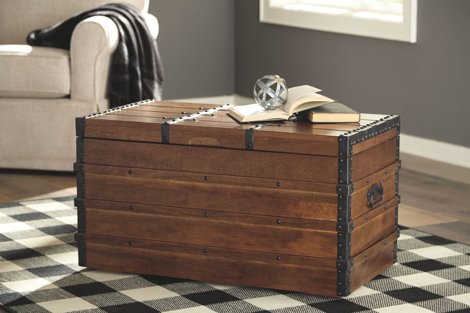 Kettleby – Brown – Storage Trunk A4000096