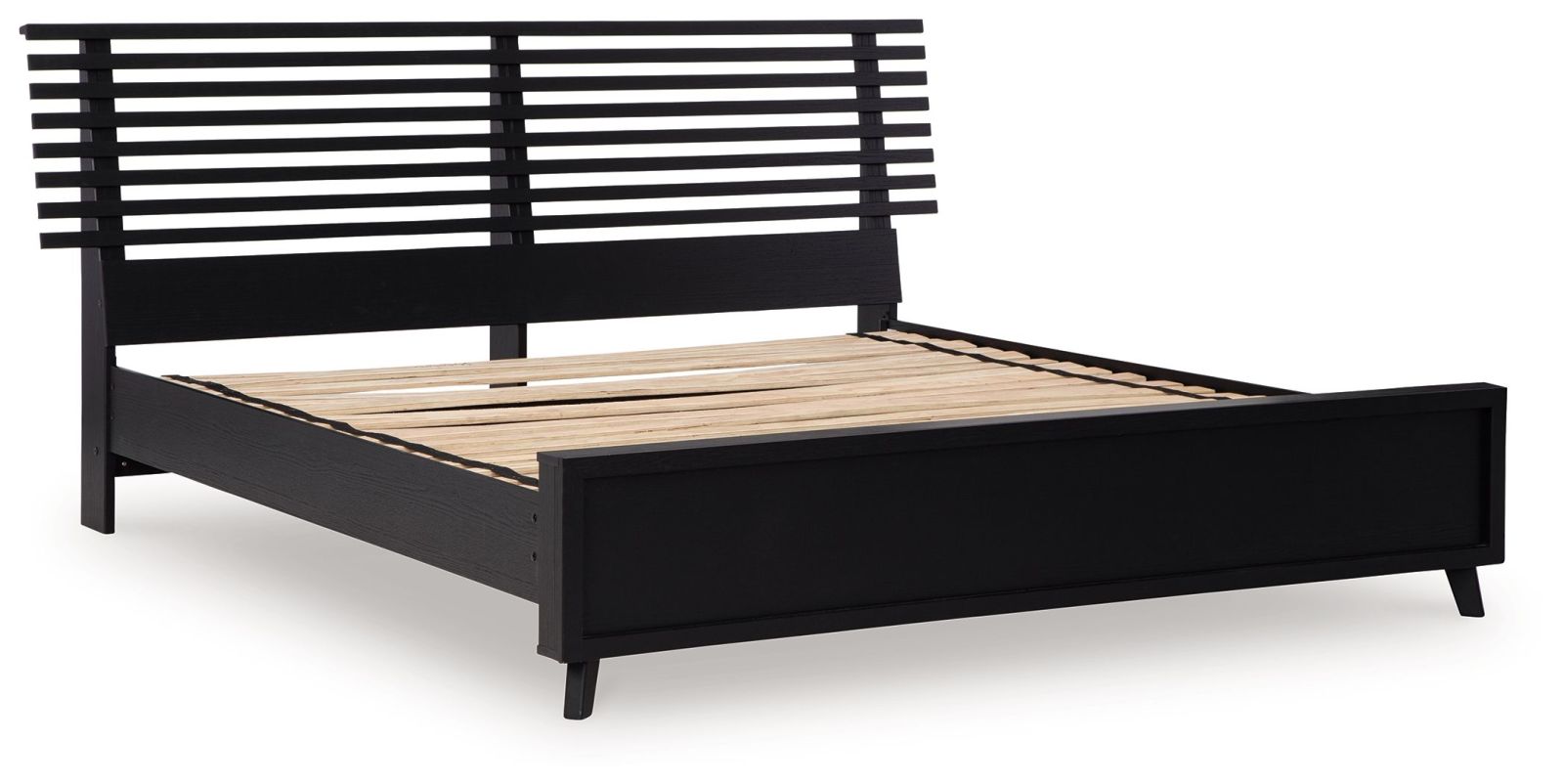Danziar – Black – King Slat Panel Bed B1013B9