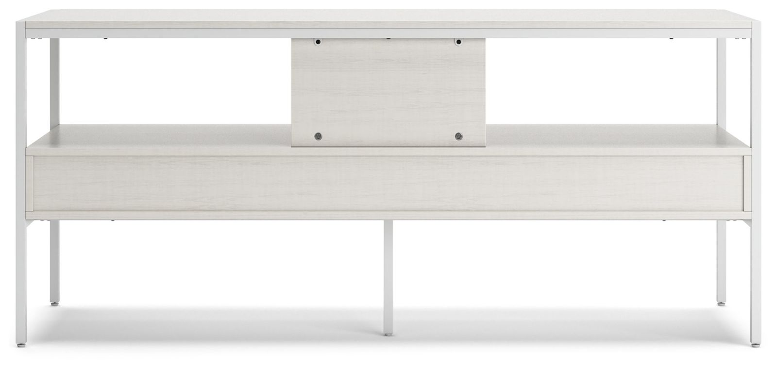 Deznee – White – Large TV Stand W162-68