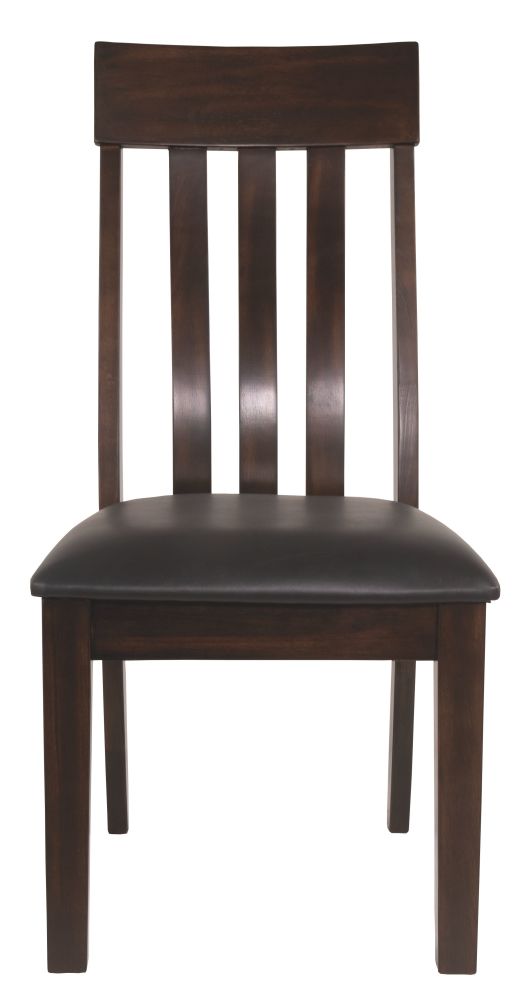Haddigan – Dark Brown – Dining Uph Side Chair (Set of 2) D596-01