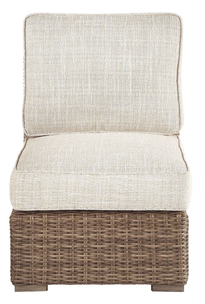 Beachcroft – Beige – Armless Chair W/Cushion P791-846