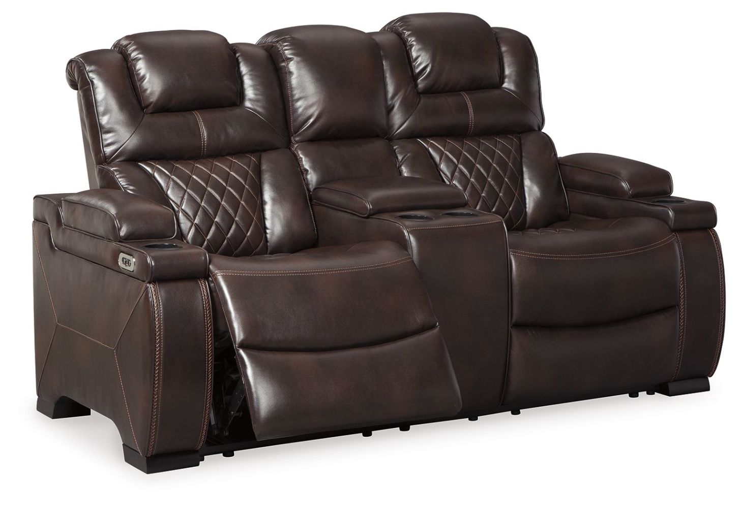 Warnerton – Chocolate – Pwr Rec Loveseat/Con/Adj Hdrst 7540718