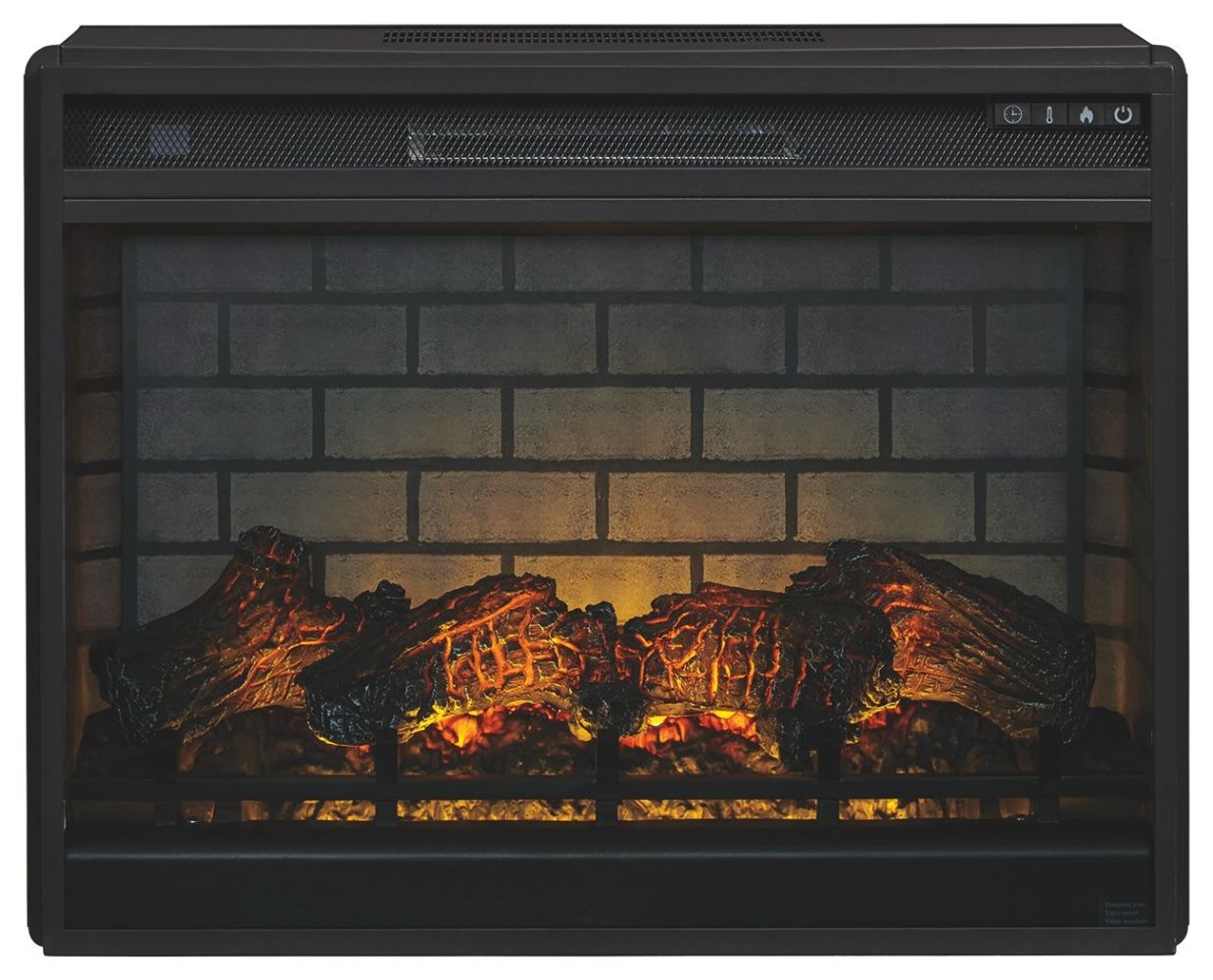 Entertainment – Black – LG Fireplace Insert Infrared W100-121