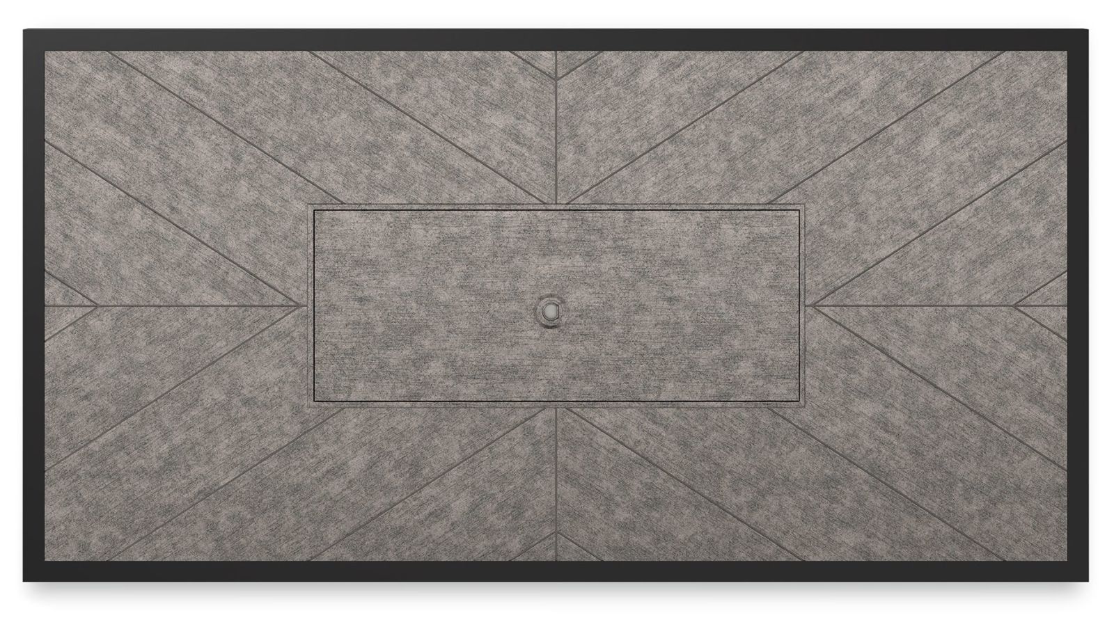 Beachcroft – Black / Light Gray – Rectangular Fire Pit Table P792-773