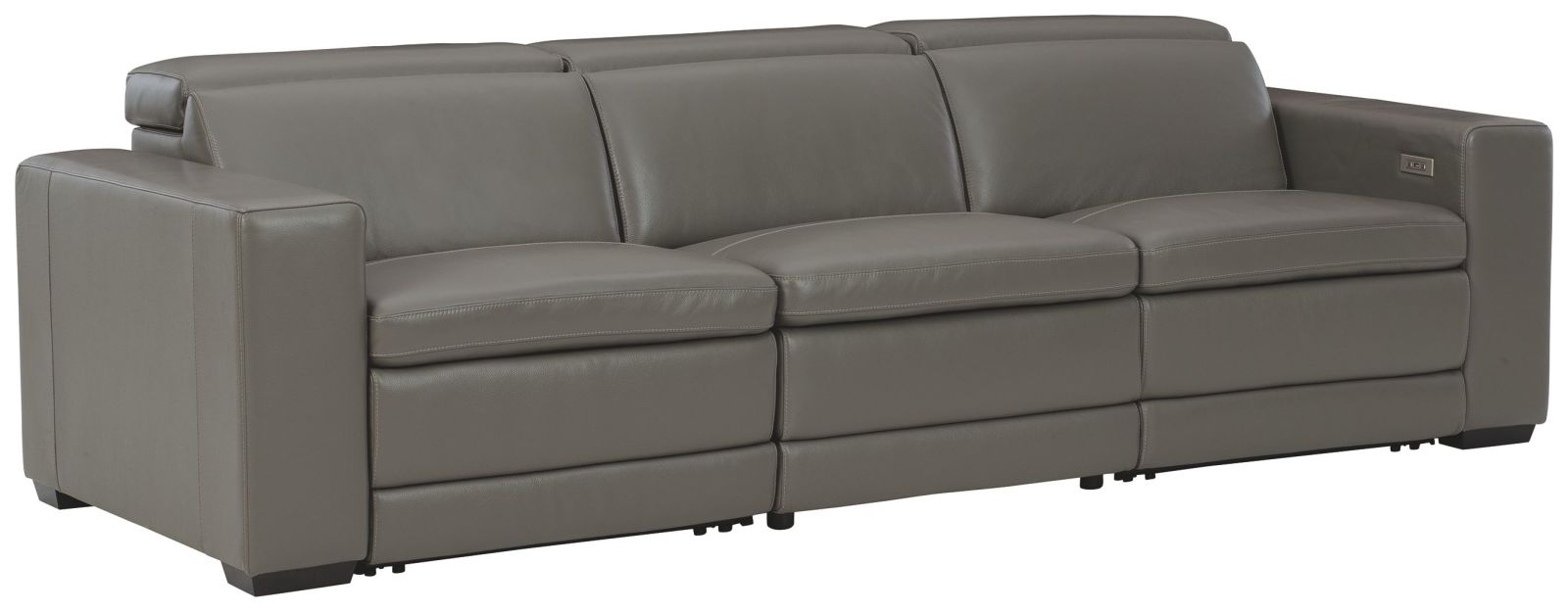 Texline – Gray – Power Reclining Sofa U59603/22/46/21/23