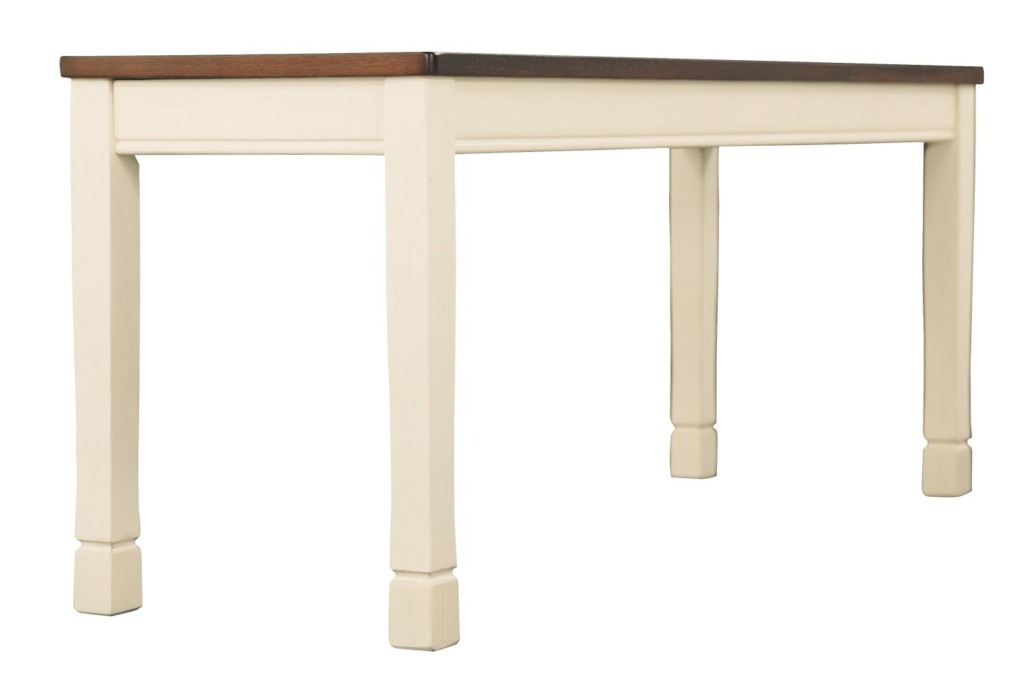 Whitesburg – Brown / Cottage White – Large Dining Room Bench D583-00