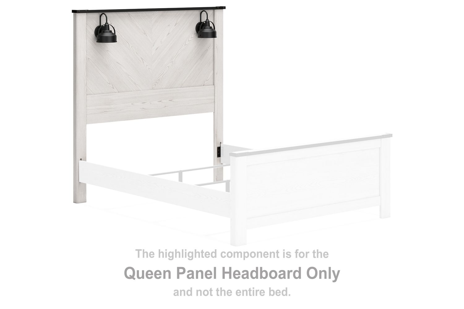 Schoenberg – White – Queen Panel Headboard B1446-157