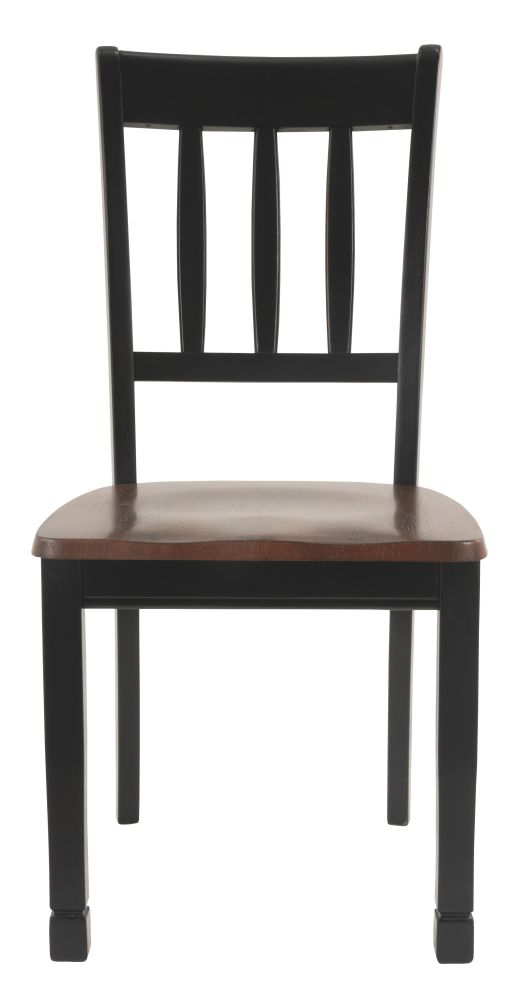 Owingsville – Black / Brown – Dining Room Side Chair (Set of 2) D580-02