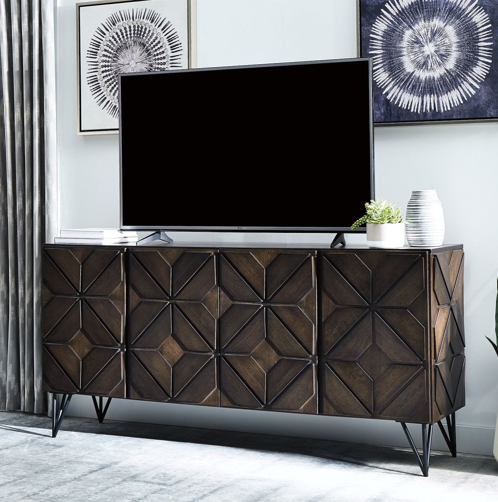 Chasinfield – Dark Brown – Extra Large TV Stand W648-68