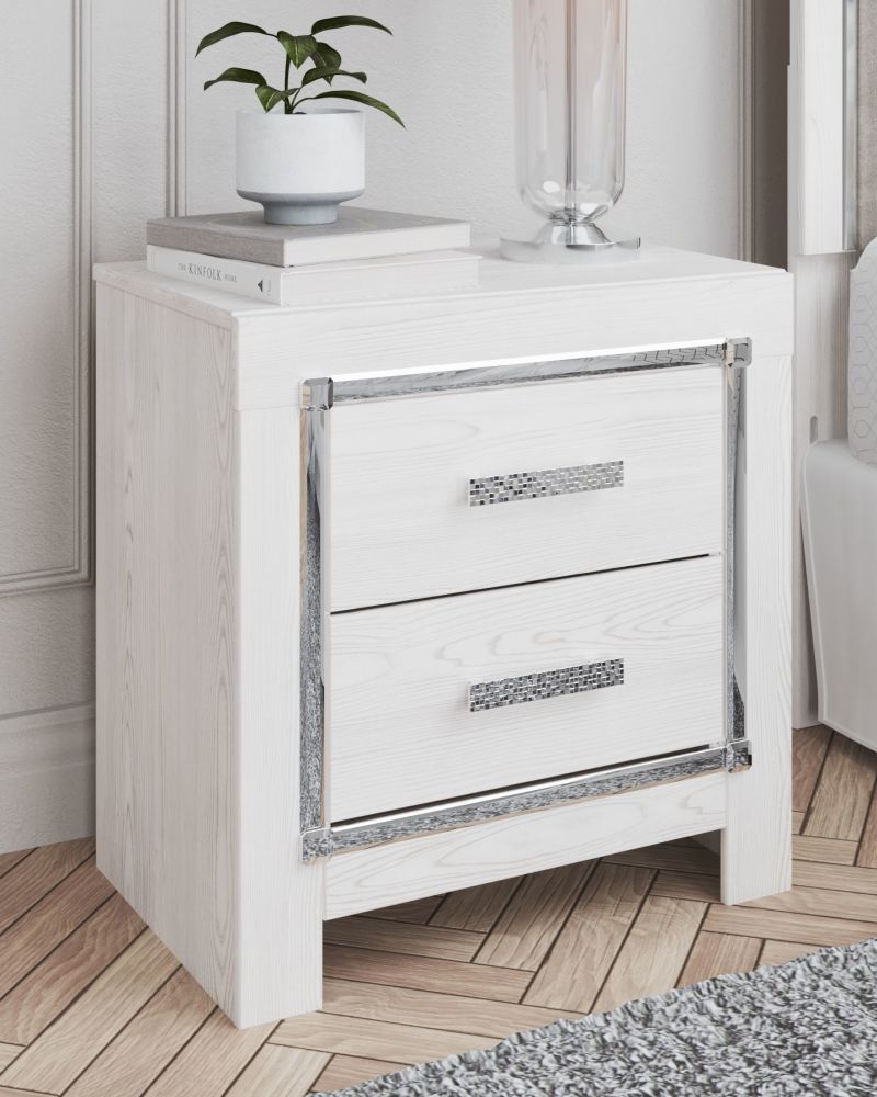 Altyra – White – 7 Pc. – Dresser, Mirror, Queen Panel Bookcase Bed, 2 Nightstands B2640/31/36/65/54/96/92(2)