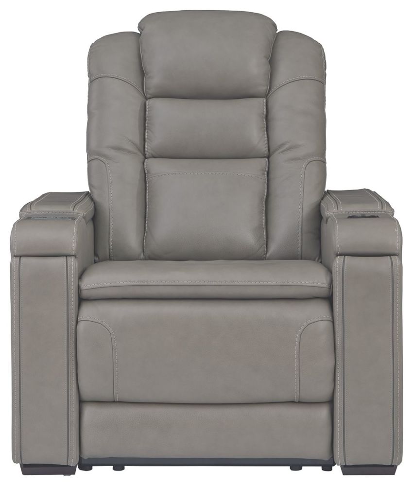 Boerna – Gray – Pwr Recliner/Adj Headrest 7360713