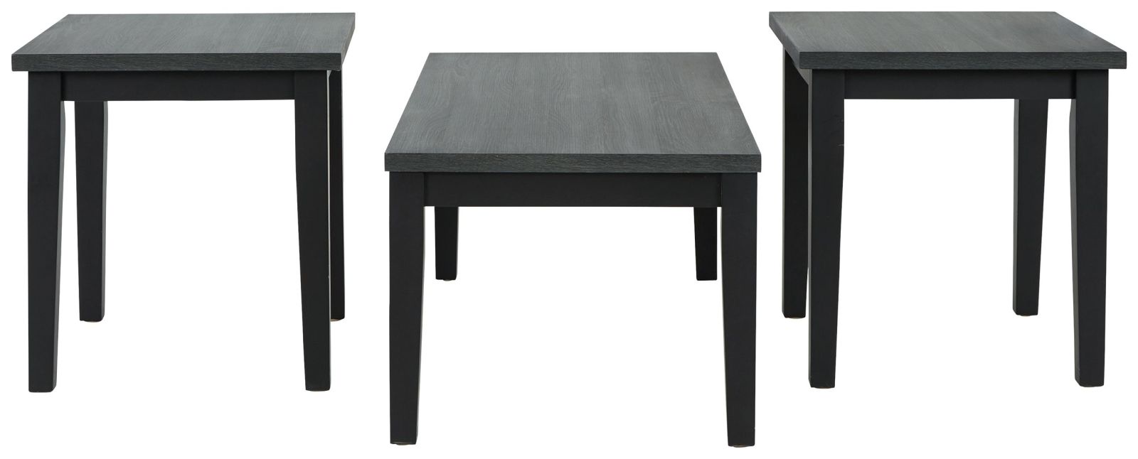 Garvine – Black / Gray – Occasional Table Set (Set of 3) T026-13