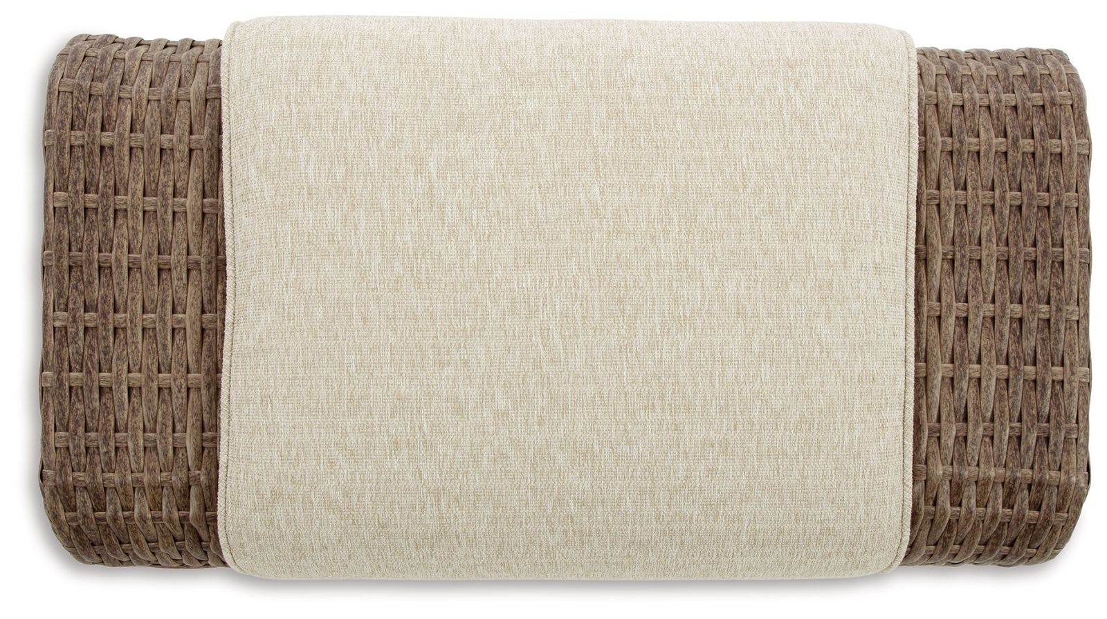 Sandy Bloom – Beige – Ottoman With Cushion P507-814