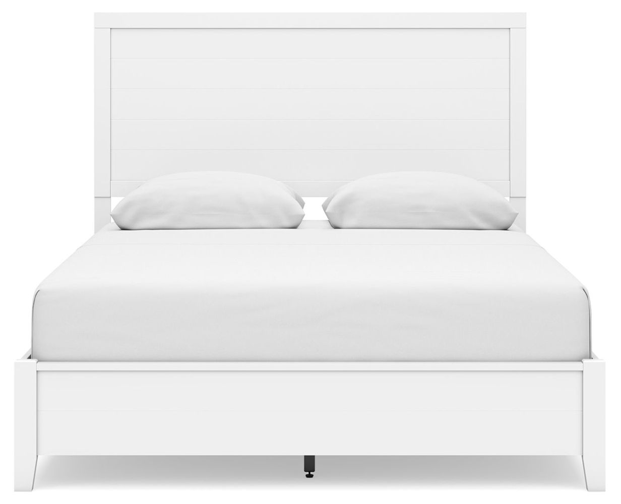Binterglen – White – 6 Pc. – Dresser, Mirror, Queen Panel Bed, 2 Nightstands B427/31/36/81/97/92(2)