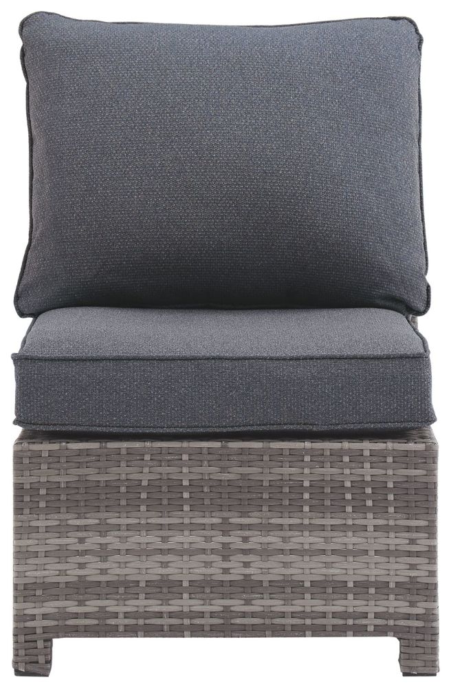 Salem – Gray – Armless Chair W/Cushion  P440-846
