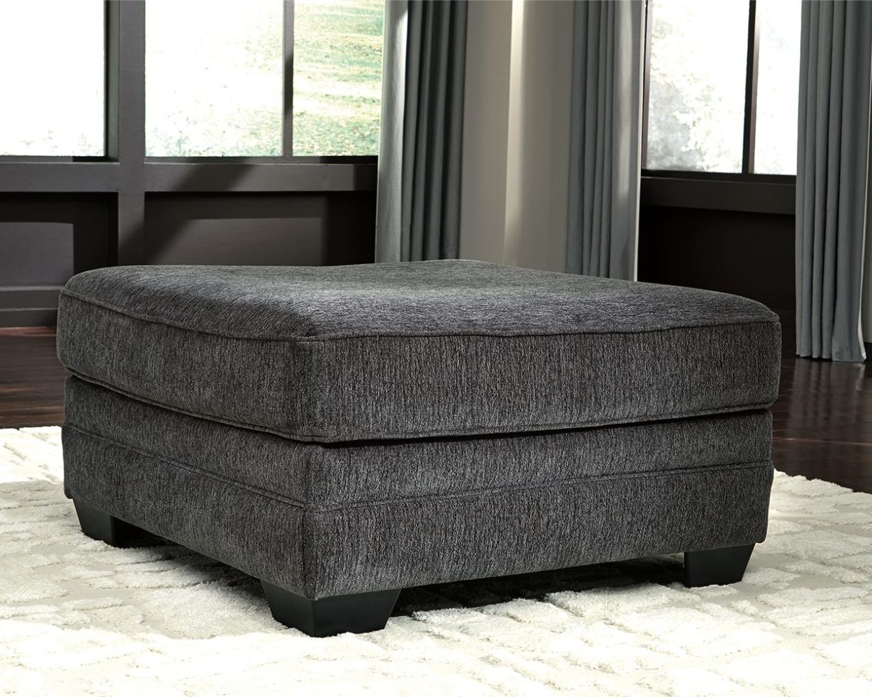 Tracling – Slate – Oversized Accent Ottoman 7260008