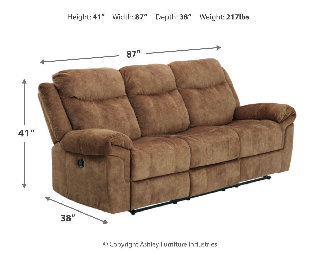 Huddle-up – Nutmeg – Rec Sofa W/Drop Down Table 8230489