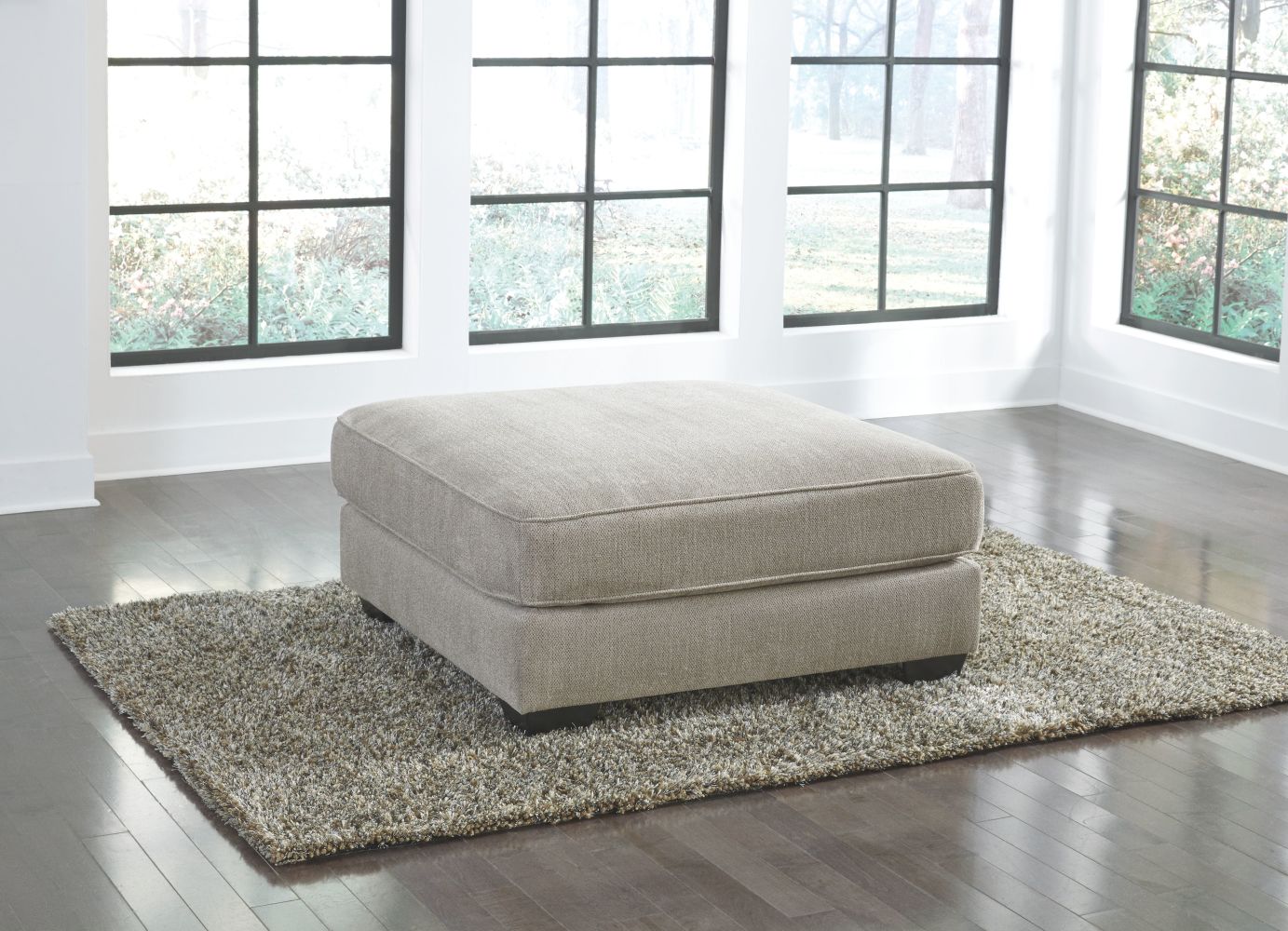 Ardsley – Pewter – Oversized Accent Ottoman 3950408