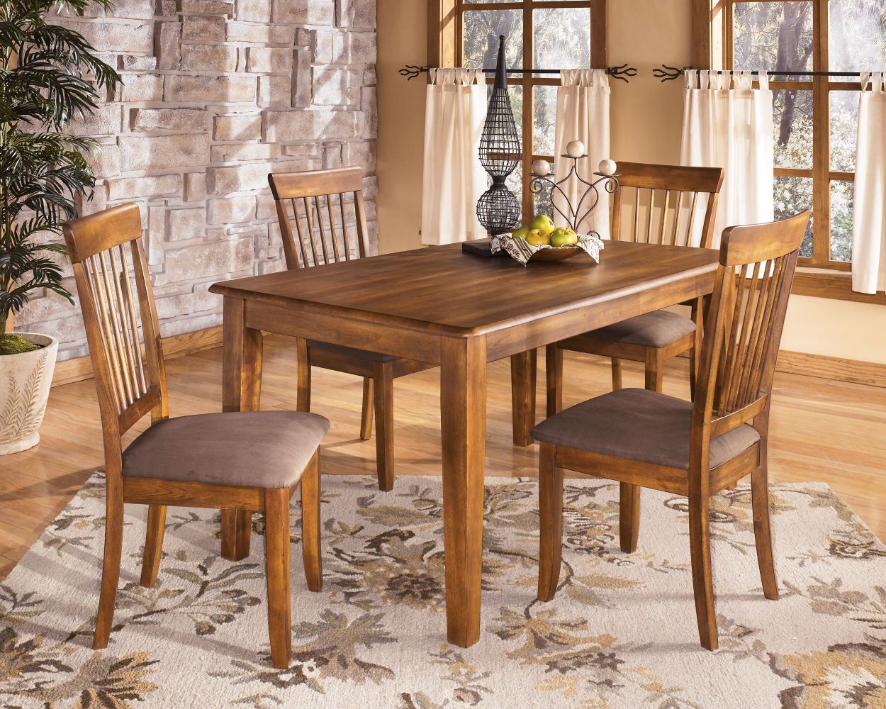Berringer – Rustic Brown – Dining Uph Side Chair (Set of 2) D199-01