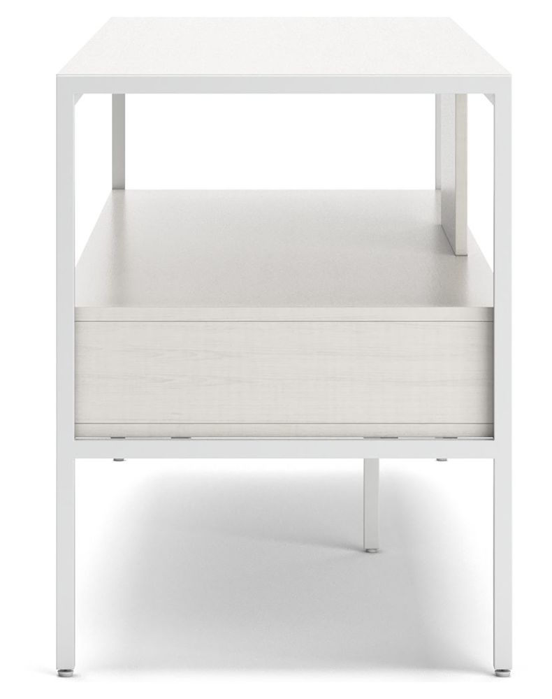 Deznee – White – Large TV Stand W162-68