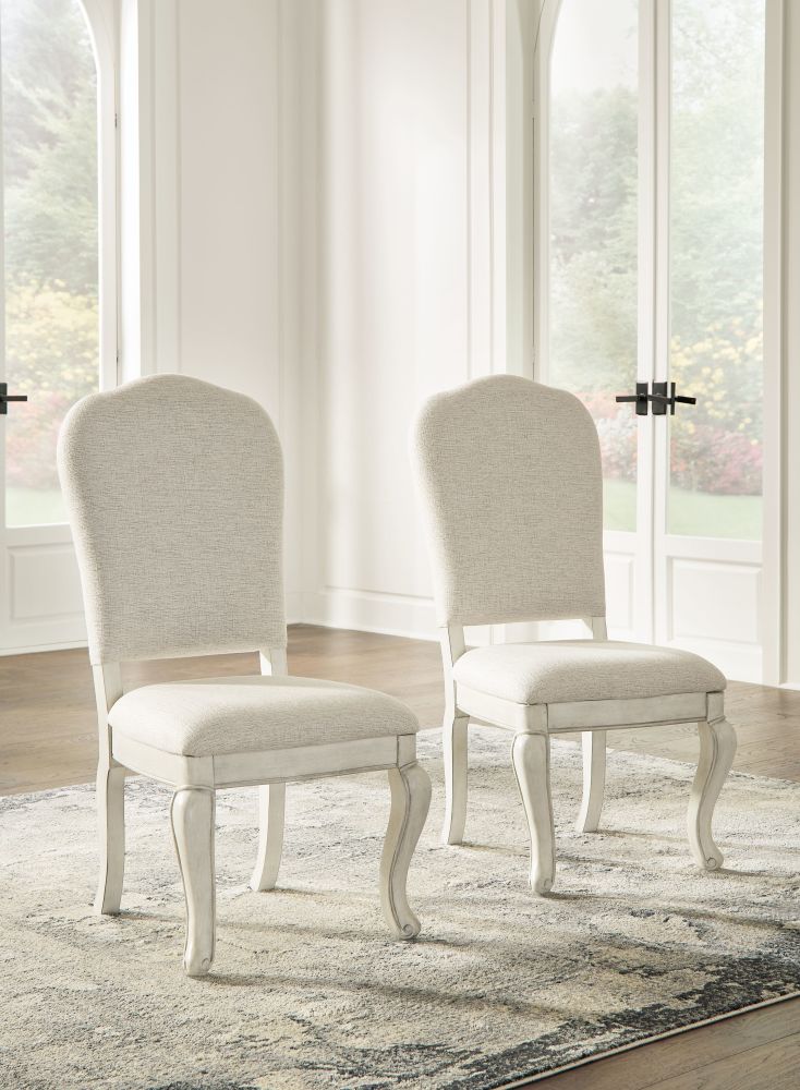Arlendyne – Antique White – Dining Uph Side Chair (Set of 2) D980-01