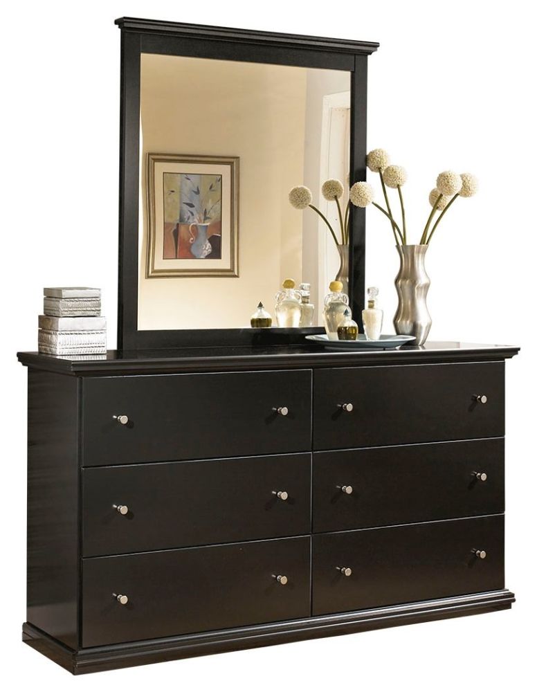 Maribel – Black – Six Drawer Dresser B138-31