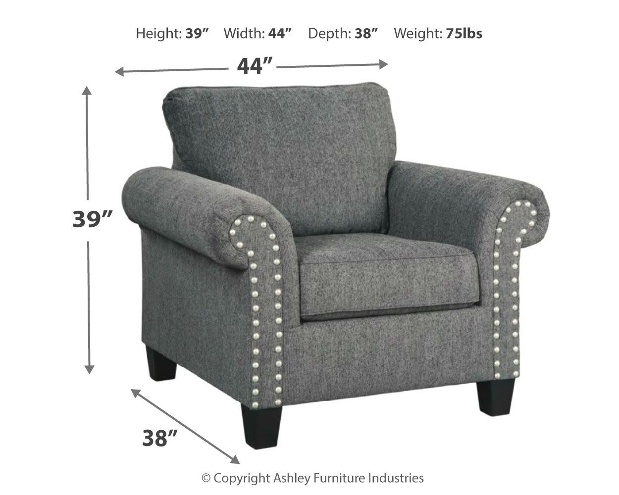 Agleno – Charcoal – Chair 7870120