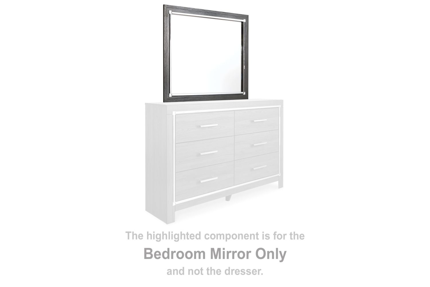 Lodanna – Gray – Bedroom Mirror B214-36