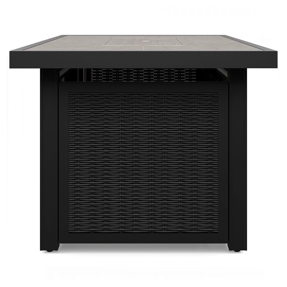 Beachcroft – Black / Light Gray – Rectangular Fire Pit Table P792-773