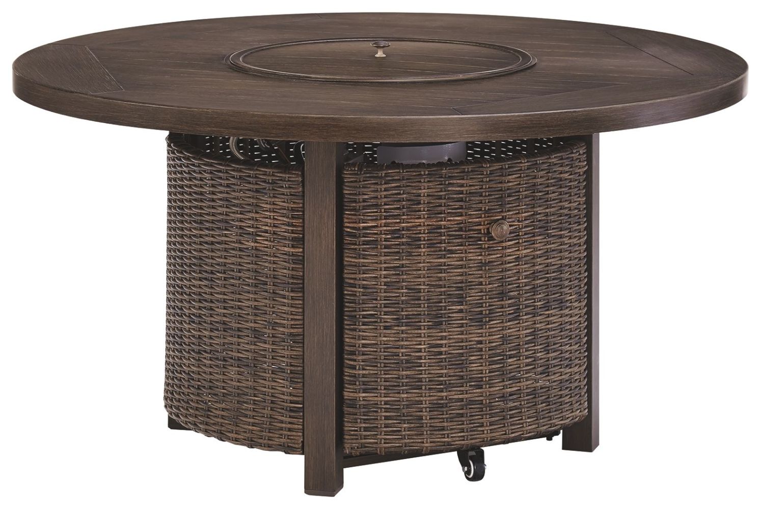 Paradise – Medium Brown – Round Fire Pit Table P750-776