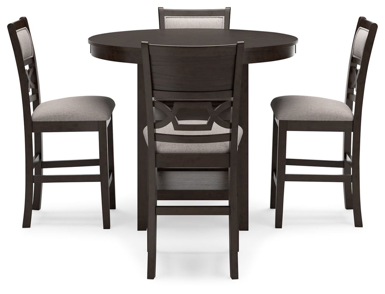 Langwest – Brown – Dining Room Counter Table Set (Set of 5) D422-223