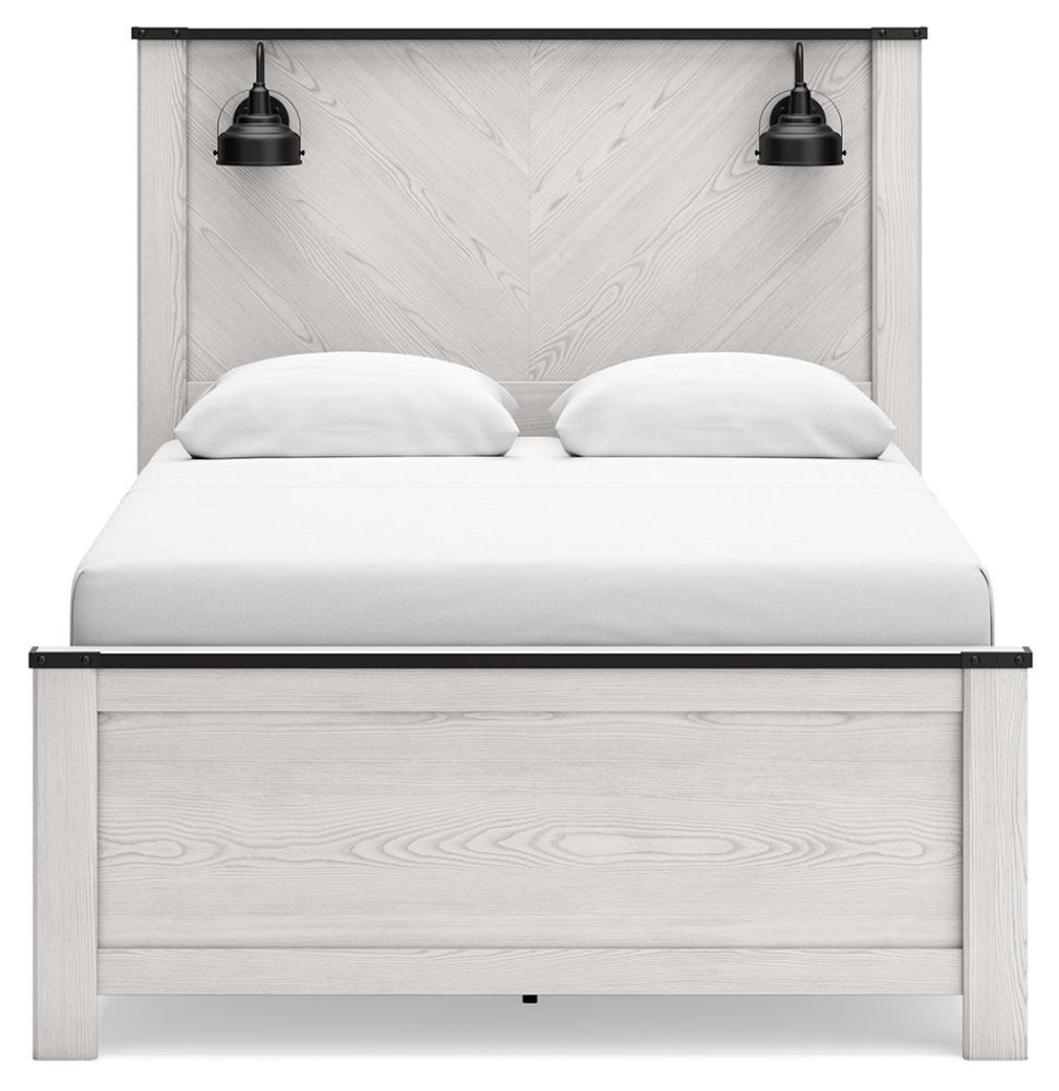 Schoenberg – White – Queen Panel Bed B1446/157/154/196