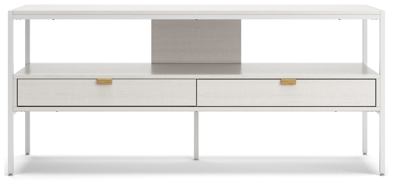 Deznee – White – Large TV Stand W162-68