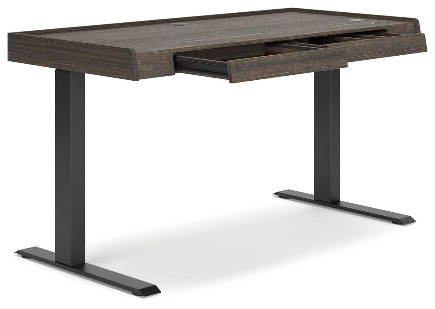 Zendex - Dark Brown - Adjustable Height Desk H304-29 Furniture