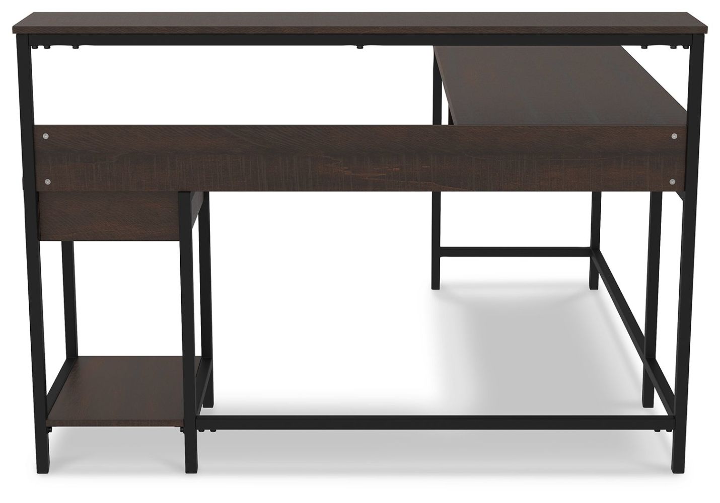 Camiburg – Warm Brown – L-desk With Storage H283-24