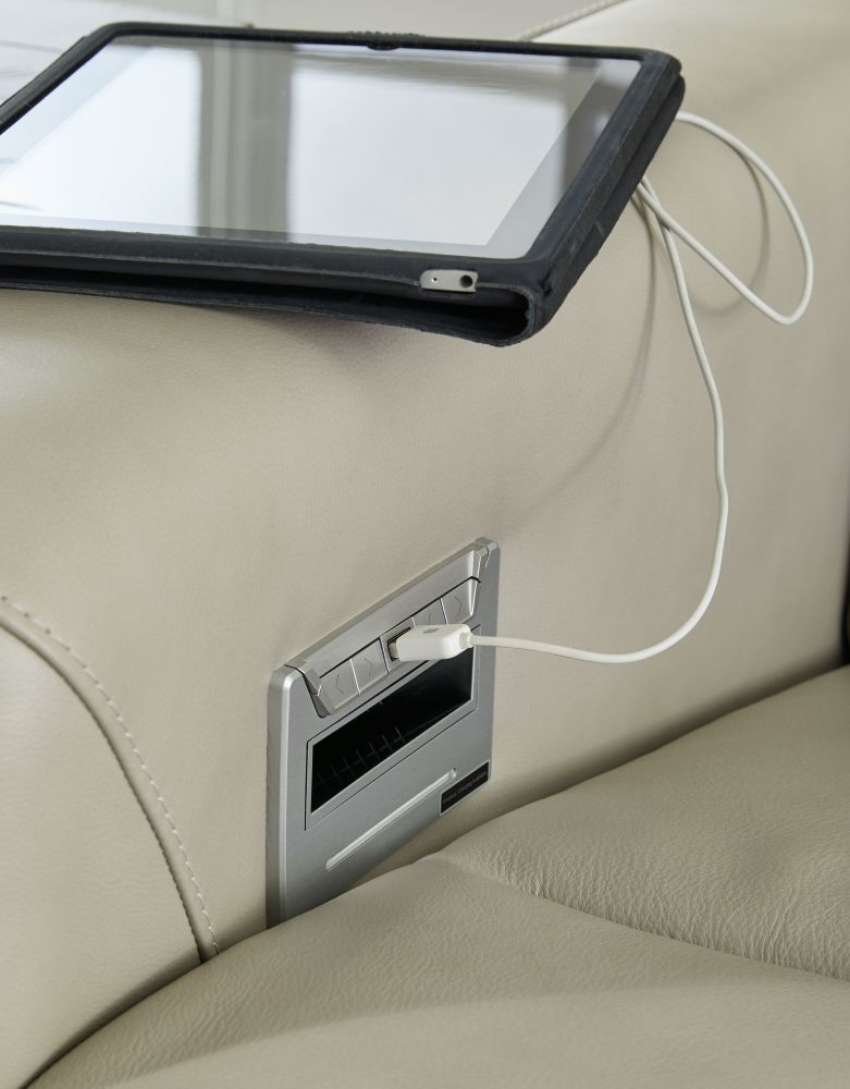 Battleville – Almond – 3 Pc. – Power Reclining Sofa, Loveseat, Recliner U30705/47/14/13