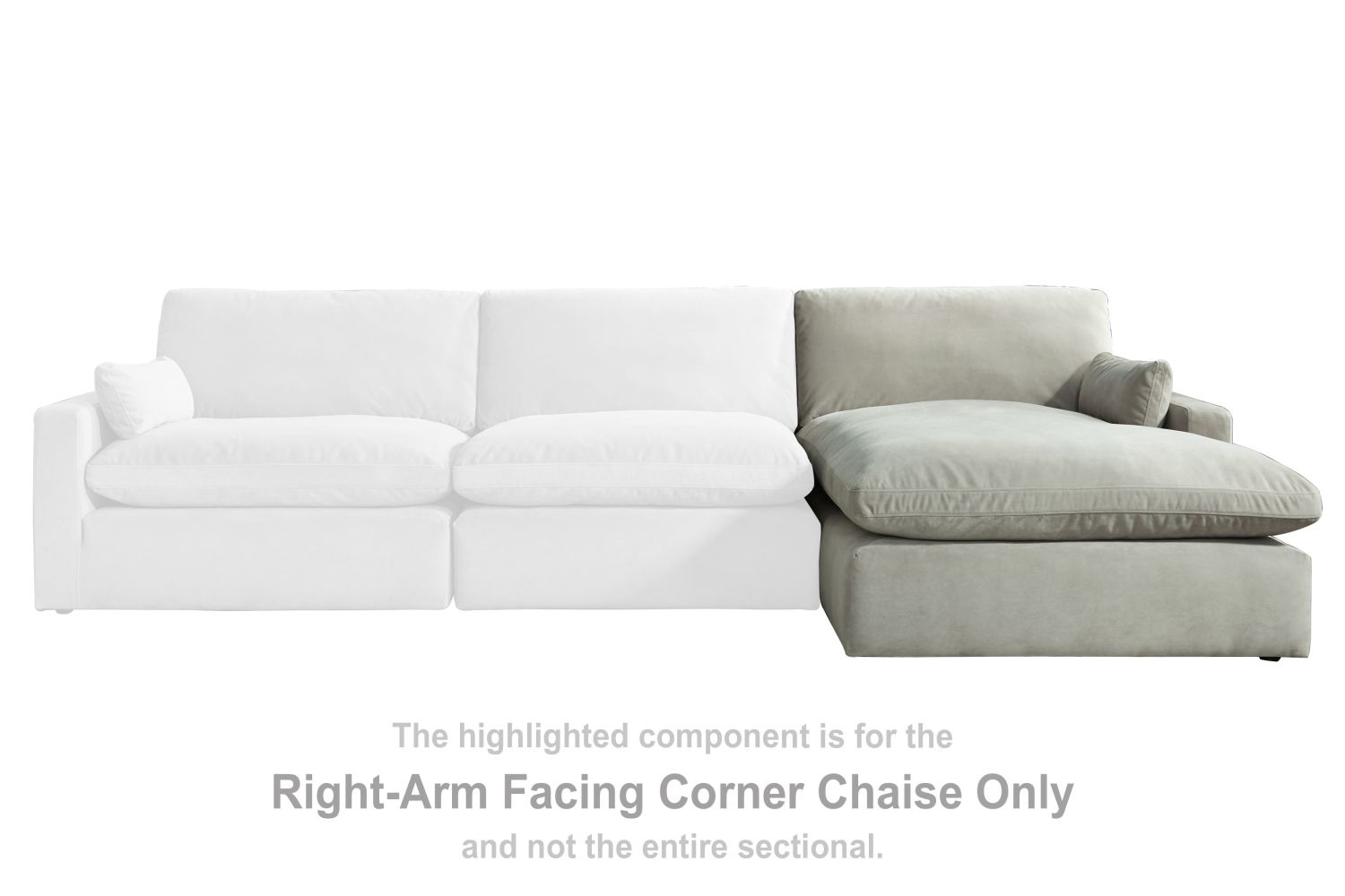 Sophie – Gray – Raf Corner Chaise 1570517