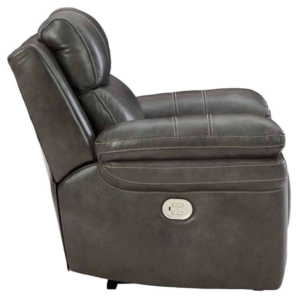 Edmar – Charcoal – Pwr Recliner/Adj Headrest U6480613