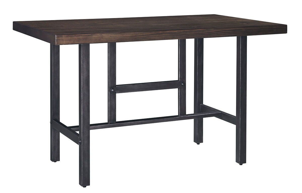 Kavara – Medium Brown – 3 Pc. – Counter Table, 2 Double Barstools D469/13/323(2)