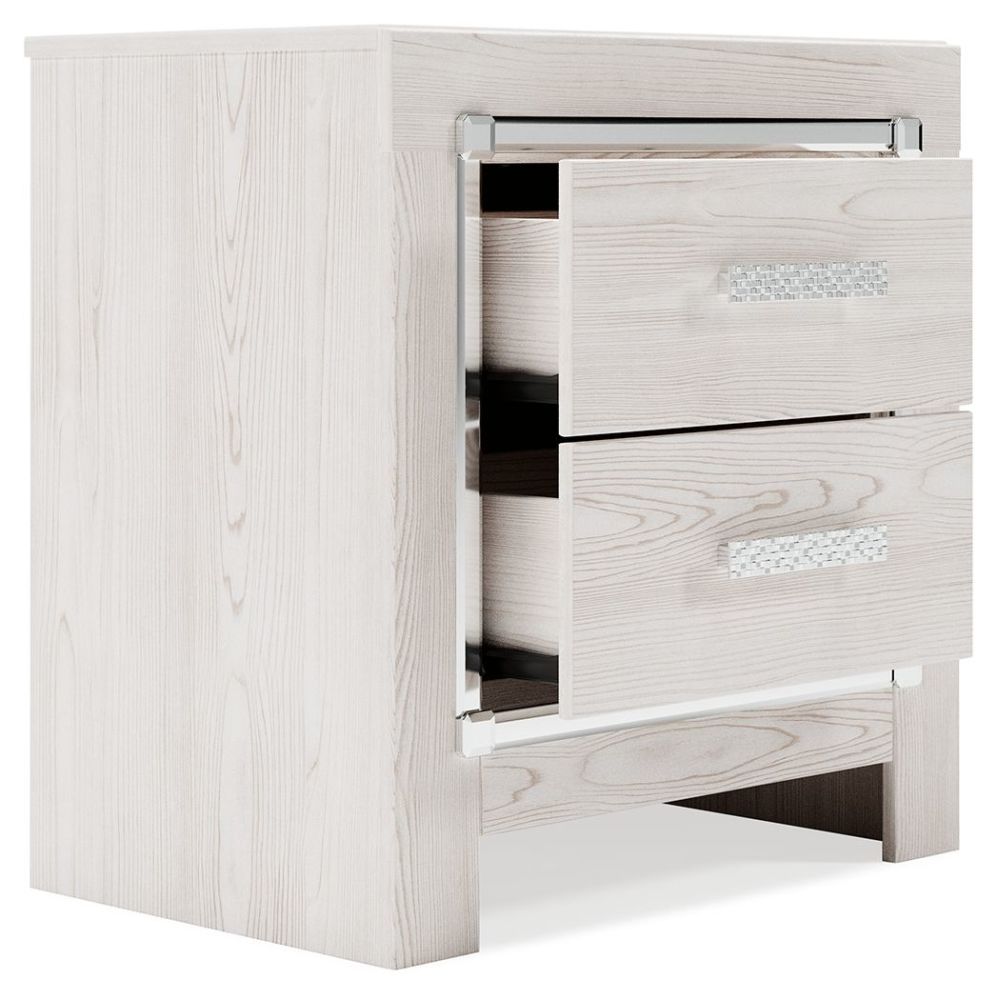 Altyra – White – 7 Pc. – Dresser, Mirror, Queen Panel Bookcase Bed, 2 Nightstands B2640/31/36/65/54/96/92(2)