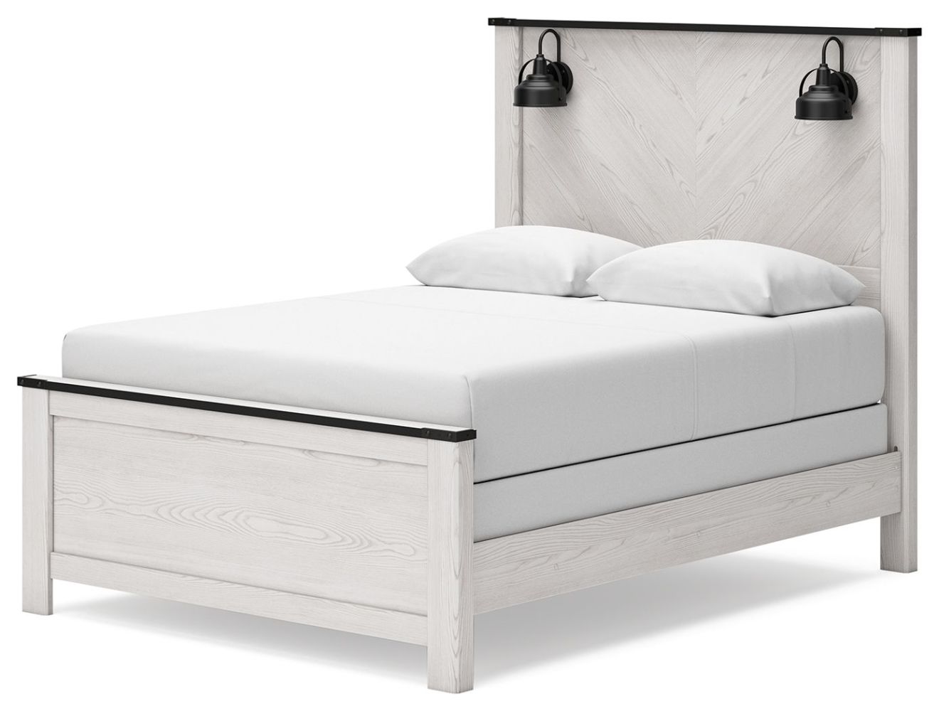 Schoenberg – White – Queen Panel Bed B1446/157/154/196