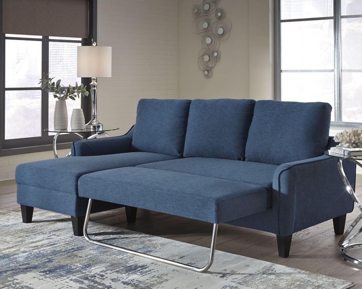 Jarreau – Blue – Sofa Chaise Sleeper 1150371