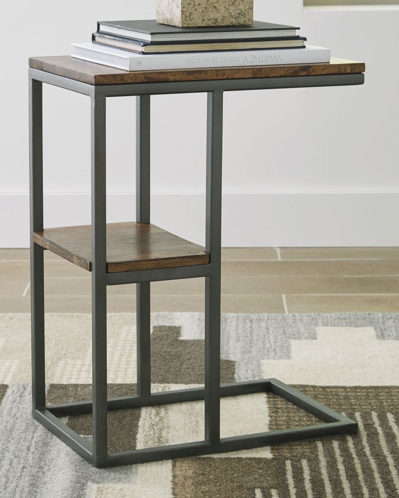 Forestmin – Natural / Black – Accent Table A4000049