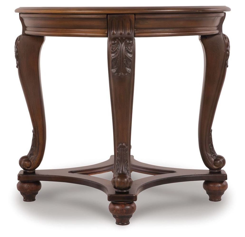 Norcastle – Dark Brown – Round End Table T499-6