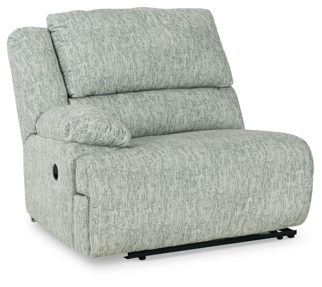 Mcclelland – Gray – 3-Piece Reclining Sectional With Raf Press Back Chaise 29302S2