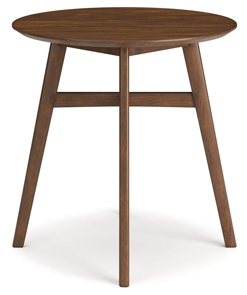 Lyncott – Brown – Round Dining Room Counter Table D615-13