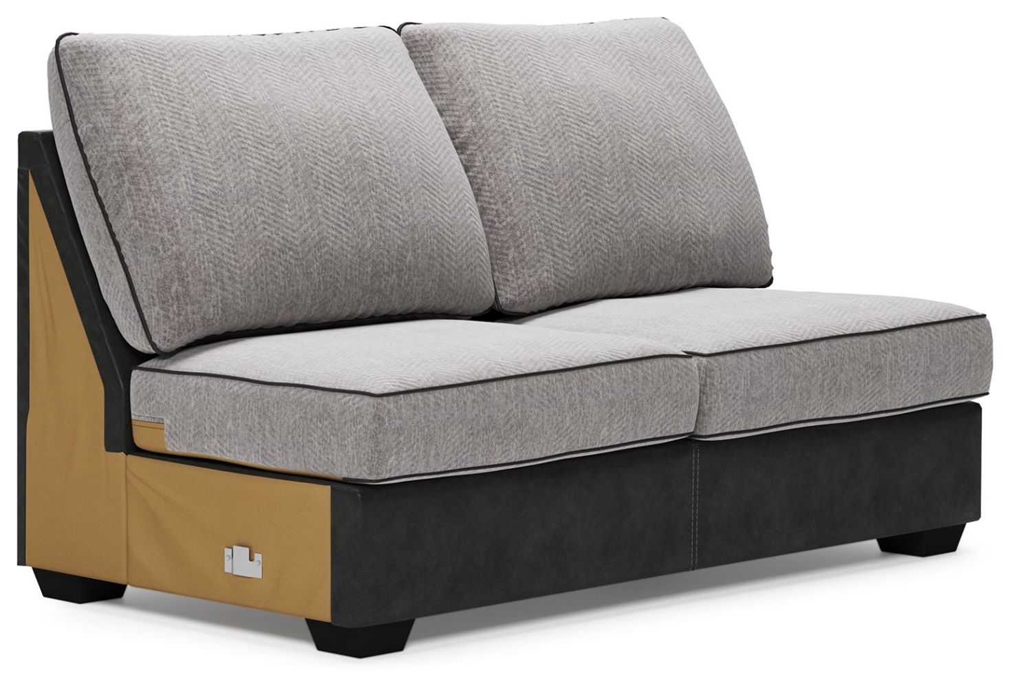 Bilgray – Pewter – Right Arm Facing Corner Chaise 3 Pc Sectional 55003/48/34/17